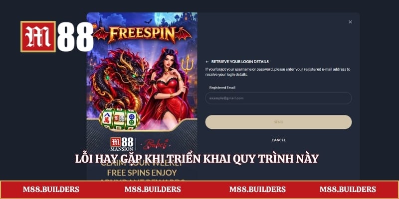 Lỗi hay gặp khi triển khai quy trình này