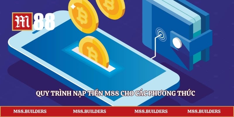 Quy trình nạp tiền M88 cho các phương thức